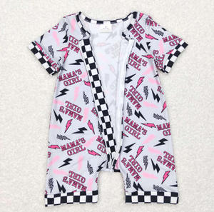 Mono con cremallera estilo western para niños y niñas de la marca Sibling Mama's Boys Girls Lightnings - Product Image 2