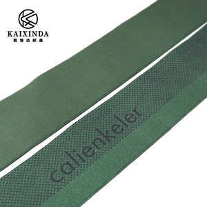 Bande élastique en polyester de haute qualité avec logo imprimé personnalisé pour la décoration de vêtements, ceinture - Product Image 3