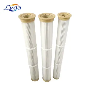 Cartuccia di polvere cilindrica industriale 852828 TI08-4.2 collettore filtro aria polvere 852 903Ti08-1 filtro antipolvere conico