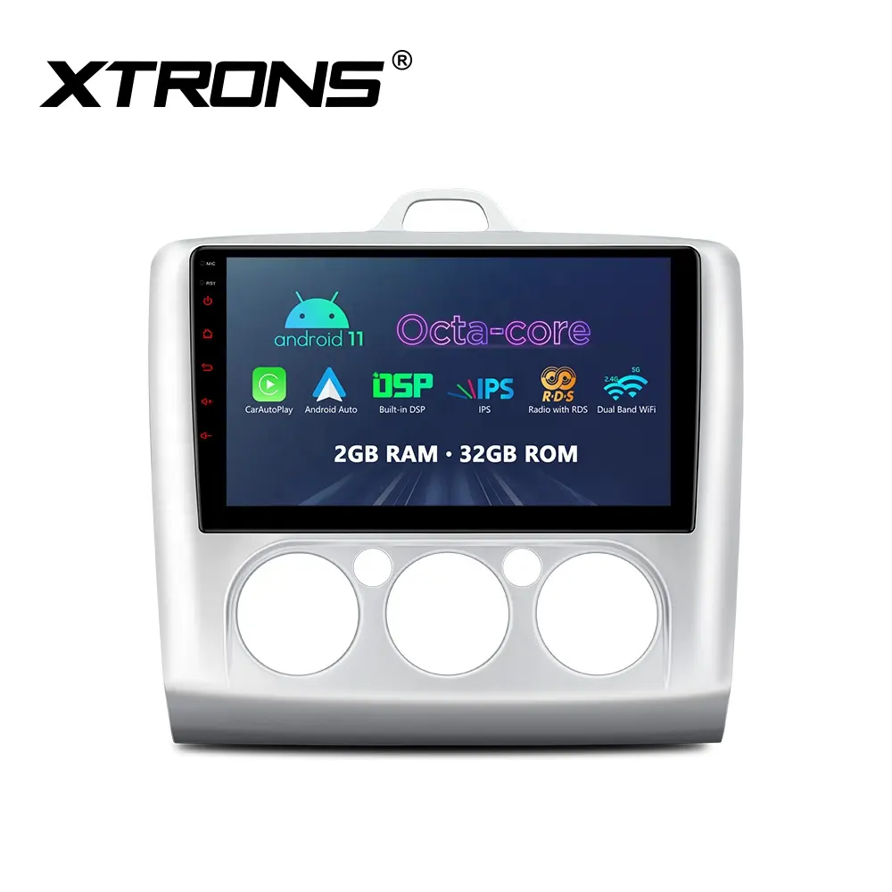 XTRONS เครื่องเสียงรถยนต์หน้าจอสัมผัส IPS,แอนดรอยด์12พร้อม DSP และ Wireless ในตัวระบบโฟกัส2