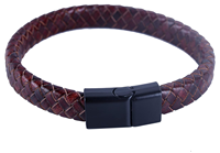 Bracelet magnétique en acier inoxydable plaqué or 18 carats PVD finition mate, gravable, pour la fabrication de bijoux et les cendres funéraires, vente en gros