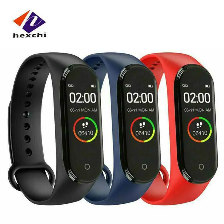 M4 Smart Digital Watch Bracelet For Men Women With Heart Rate Monitoring Running Pedometer Calorie Counter Sport Watch