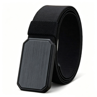 Ceinture tactique à dégagement rapide magnétique, boucle magnétique automatique, sangle en nylon réglable, ceinture décontractée pour la taille, usage quotidien en extérieur