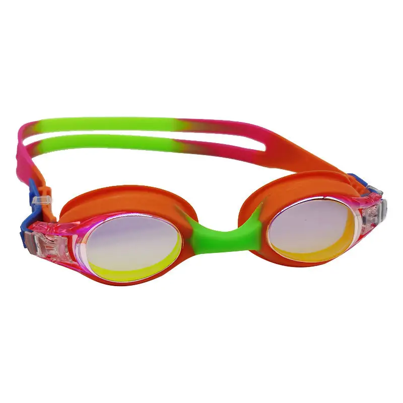 Nieuwe Kinderen Zwembril Voor Kinderen High Definition Duikbril Siliconen Waterdichte Zwembril Met Plastic Doos