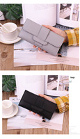 Ocean Star Dompet Panjang Wanita Dompet Clutch Kulit Pu Tahan Air Ritsleting Kancing Penutup Berkualitas Unggul Lembut Bentuk Persegi Panjang
