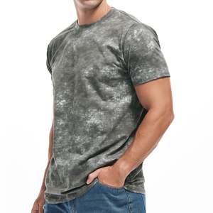 Camiseta de punto con cuello redondo para hombre, corte regular, algodón elástico, informal, con estampado gráfico 3D, para verano - Product Image 3