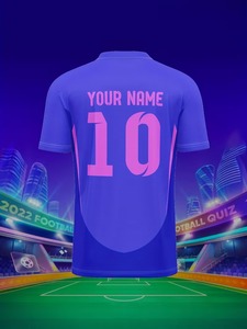 Camisetas de fútbol con cuello en V estilo español, camisetas, uniformes de entrenamiento y fábrica de ropa disponible para personalización.F10 - Product Image 2