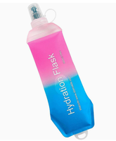 Gourde d'hydratation pliable en TPU de 500 ml pour la randonnée, la course à pied, le cyclisme, le marathon