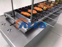 Barbecue Commercial Automatique Rotatif Électrique de Type Push-Pull, Gril de Table, Four à Brochettes, Équipement de Table