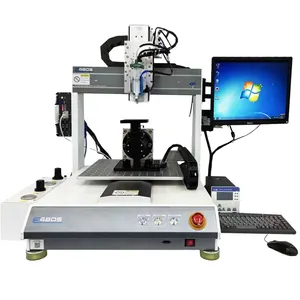 5 eksen masaüstü yüksek hassasiyetli ccd görsel pcba lcd uv epoksi reçine sıcak eriyik cnc otomatik tutkal dağıtıcı akıtma makinesi robot