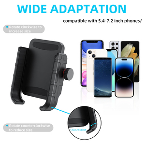 [Destek Video kaydı] motosiklet telefon tutucu, [hızlı kurulum] bisiklet telefon dağı gidon cep telefonu kelepçe - Product Image 2