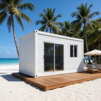 Maison préfabriquée moderne de luxe en acier, conteneur portable, maison modulaire mobile, 2-3 chambres, faible coût pour le bureau à domicile ou l'habitation