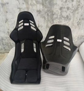 Sièges baquet pour voitures de piste avec finition orange - Product Image 2