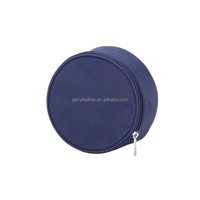 Étui de rangement pour collier en nylon rond avec logo personnalisé, étui de présentation, organisateur de bijoux pour voyager