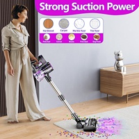 Aspirateur Balai Sans Fil Rechargeable 2026 : Filtre HEPA et Brosse Lumineuse Verte pour Tapis, Fabricant d'Aspirateurs