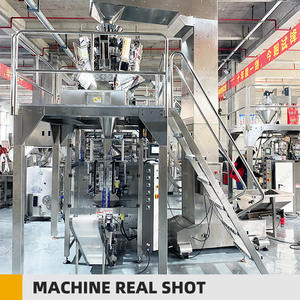 เครื่องบรรจุภัณฑ์แบบอัตโนมัติแนวตั้ง 500 กรัม 800 กรัม แบบปิดผนึกด้านหลัง สำหรับบรรจุขนม<span class=keywords><strong>กุ้ง</strong></span> ขนมครีมพัฟ มันฝรั่งทอดกรอบ - Product Image 3