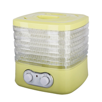 Déshydrateur Alimentaire Électrique Mécanique BAIYI 5 Plateaux en Plastique pour Fruits et Légumes, 250W, Mini Séchoir Écologique à Faible Consommation – Ventes Flash
