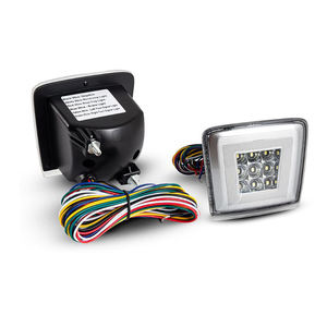 Assemblages de phares antibrouillard arrière ROUGE pour <span class=keywords><strong>Nissan</strong></span> 370Z <span class=keywords><strong>Juke</strong></span> NISMO alimentés par une LED rouge comme frein/antibrouillard arrière et LED blanche comme marche arrière - Product Image 1