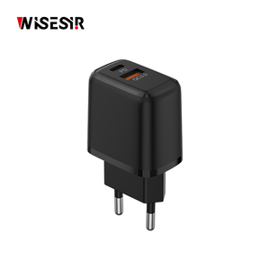 Caricatore Rapido WISESIR PD 20W QC 3.0 con Spina EU, Doppia Porta USB-C, Caricatore da Muro Portatile per <span class=keywords><strong>Samsung</strong></span> <span class=keywords><strong>Galaxy</strong></span> S24, Uso Domestico e Ufficio - Product Image 2