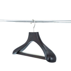 Costume <span class=keywords><strong>en</strong></span> bois gros grand <span class=keywords><strong>cintre</strong></span> <span class=keywords><strong>pas</strong></span> <span class=keywords><strong>cher</strong></span> avec barre de pantalon pour les femmes pardessus veste multi-usages garde-robe à un niveau - Product Image 1