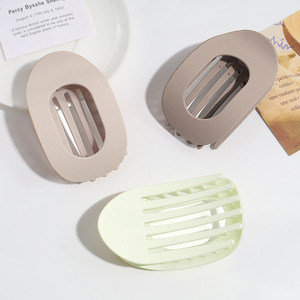 <span class=keywords><strong>Pince</strong></span> <span class=keywords><strong>à</strong></span> cheveux élégante en forme de <span class=keywords><strong>bec</strong></span> de canard, ronde et plate avec griffe, confortable, en plastique et en acétate, griffes pour cheveux en PC - Product Image 6