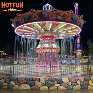 Manège à balançoires 36 places pour fête foraine chinoise, manège électrique de parc d'attractions, <span class=keywords><strong>chaise</strong></span> <span class=keywords><strong>volante</strong></span> à vendre - Product Image 3