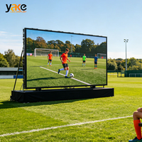 Système d'écran LED couleur Yake 6m x 3m, panneaux P2.6 P2.9 P3 P3.91 P4.81 500mmx1000mm, mur d'affichage LED extérieur étanche