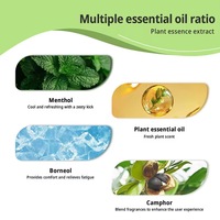 Clip Nasal Rafraîchissant à l'Arôme Doux de Raisin, Diffuseur d'Huiles Essentielles Portable et Refroidissant, Dispositif de Soin Respiratoire, Inhalateur Nasal OEM