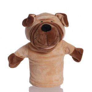 Juguete de Peluche Súper Suave, Marioneta de Mano, Colección de Animales: Elefante, León, Mono, Perro, Técnica Lavada, Relleno de Algodón PP - Product Image 3