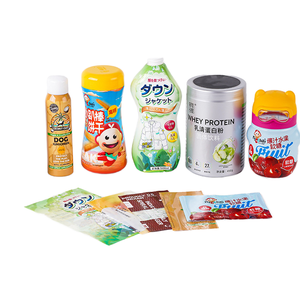 PVC nhiệt co tay áo nhãn cho chai nước thu nhỏ bọc nhãn với logo in ấn nhãn cho lon - Product Image 6