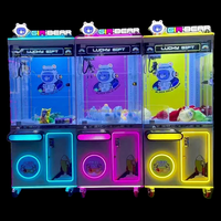 Machine à griffes d'arcade à monnayeur pour jouets, avec peluches et ours en peluche, pour tous les âges, pour centres de jeux
