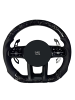 Volant sport personnalisé en cuir et fibre de carbone forgée YZ pour Mercedes-Benz E300 W218 W177 A250 Classe E W205 W204 W212 W211 W213