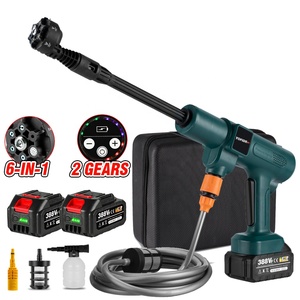 Hidrolavadora Eléctrica de Alta Presión Sin Escobillas de 200 Bares y 3500W, <span class=keywords><strong>Pistola</strong></span> de Agua 6 en 1 para Lavado de Coches y Riego de Jardín con Batería - Product Image 1