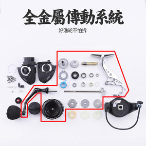 รอกตกปลาโลหะทั้งหมด Chijin รุ่น GK1000 ถึง GK7000 สำหรับตกปลาชายฝั่งทะเล ตีเหยื่อได้อย่างราบรื่น - Product Image 5