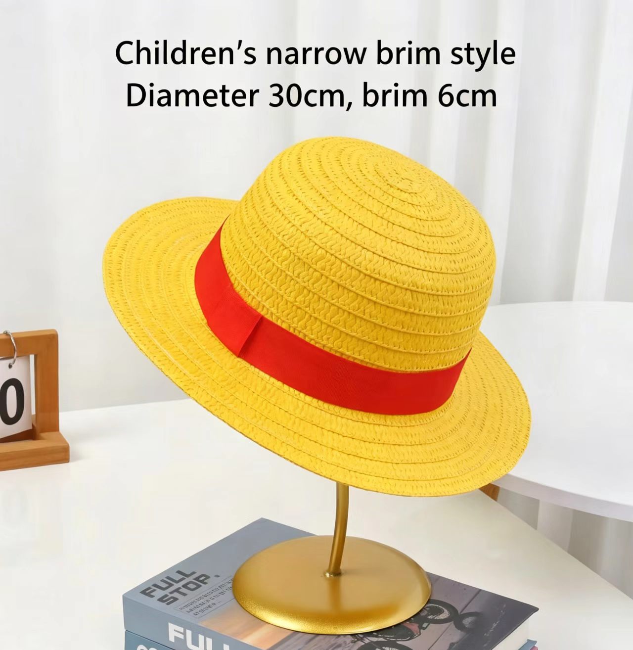 Kids' Narrow Brim Style Diameter: 30cm, Brim: 6cm