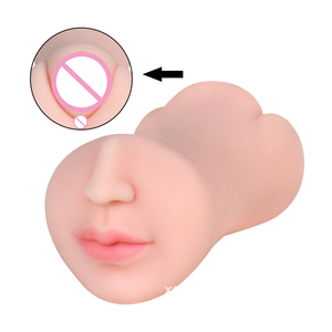 <strong>Hot</strong> Sell Silicone Mouth Vagina Masturbator Sex Toy Love <strong>Doll</strong> Pussy Vagina Masturbator <strong>for</strong> <strong>Man</strong> - Product Image 2