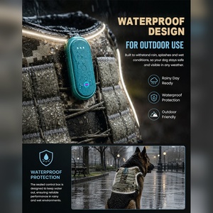 Arnés <span class=keywords><strong>para</strong></span> Perro QCool de Grado Táctico con Correa e Indicador LED, Diseño <span class=keywords><strong>para</strong></span> Todo Clima, Importadores Personalizados, Arnés Impermeable con LED Brillante - Product Image 5