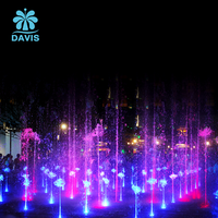 Fontaine de danse sur scène commerciale en acier inoxydable contrôlée par la musique/PLC/DMX512 - Fontaine Davis