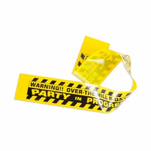 Cinta de Advertencia de Peligro Amarilla de 50 mm de Ancho, Cinta de Barrera de Polietileno - Product Image 4