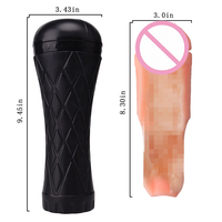 Flugzeugbecher Männliches Masturbations-Vibrationssexspielzeug - 24*9CM 559,5g
