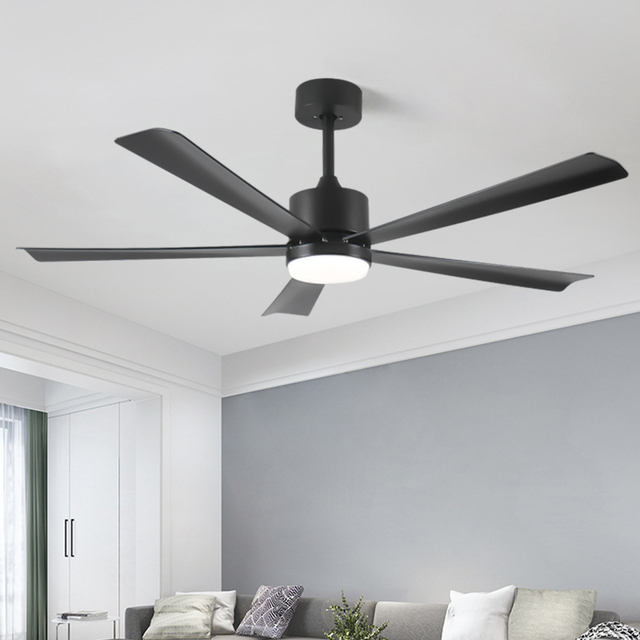 Pure DC Motor Remote Control Best Fans Big Size Industrial Light Fan Ceiling with Remote Control Smart ABS Ceiling Fan Light