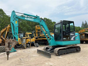 Excavatrice de SK60 Kobelco avec le briseur hydraulique, excavatrice utilisée de Kobelco SK55 SK60 SK70 SK120 SK135 - Product Image 4
