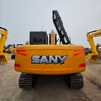 Excavatrice d'occasion de haute qualité de marque chinoise Sany135c, moteur Isuzu, moteur PLC, boîte de vitesses, pompe, hydraulique Kawasaki, roulement, 13,5 tonnes