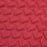 Haute qualité 50D 300T Polyester pongé couette tissu pas de quantité minimale de commande amour Quilting thermique imperméable pour manteau d'hiver veste doublure de voiture