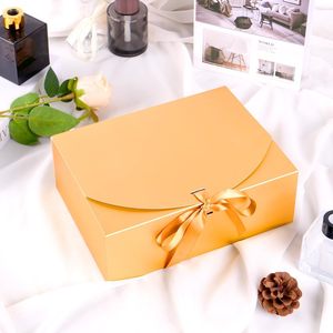 Scatole Regalo Dorate con Nastro in Cartoncino, Scatole per Bomboniere per Proposte alle Damigelle, Confezioni Regalo per Compleanni e Festività - Product Image 6