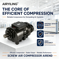 Compresseur d'air rotatif portable à vis Baosi AA3D haute fiabilité 15kW 20HP pour petites puissances
