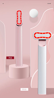 Prise USB Baguette de massage électrique pour les yeux rotative en ABS pour usage domestique Équipement de beauté pour les soins de la peau du visage