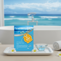 ENTEL(AQUA) Mascarilla Facial PARA EL Cuidado DE LA Piel EN EL Hogar, Hoja Cosmética Coreana para Piel Seca, Ingredientes Químicos