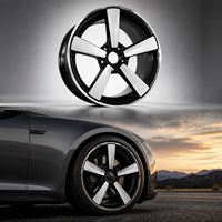 Nuevas Llantas Deportivas Cóncavas de Aleación de 17/18 Pulgadas 5x112, Llantas Ligeras para Tuning para VW Golf GTI Golf R, Mejora del Rendimiento