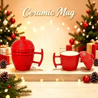Vente directe d'usine TOPQ, accessoires pour barbecue, tasses en céramique : haute qualité, adaptées aux grills Kamado et à la consommation, comme cadeau de Noël
